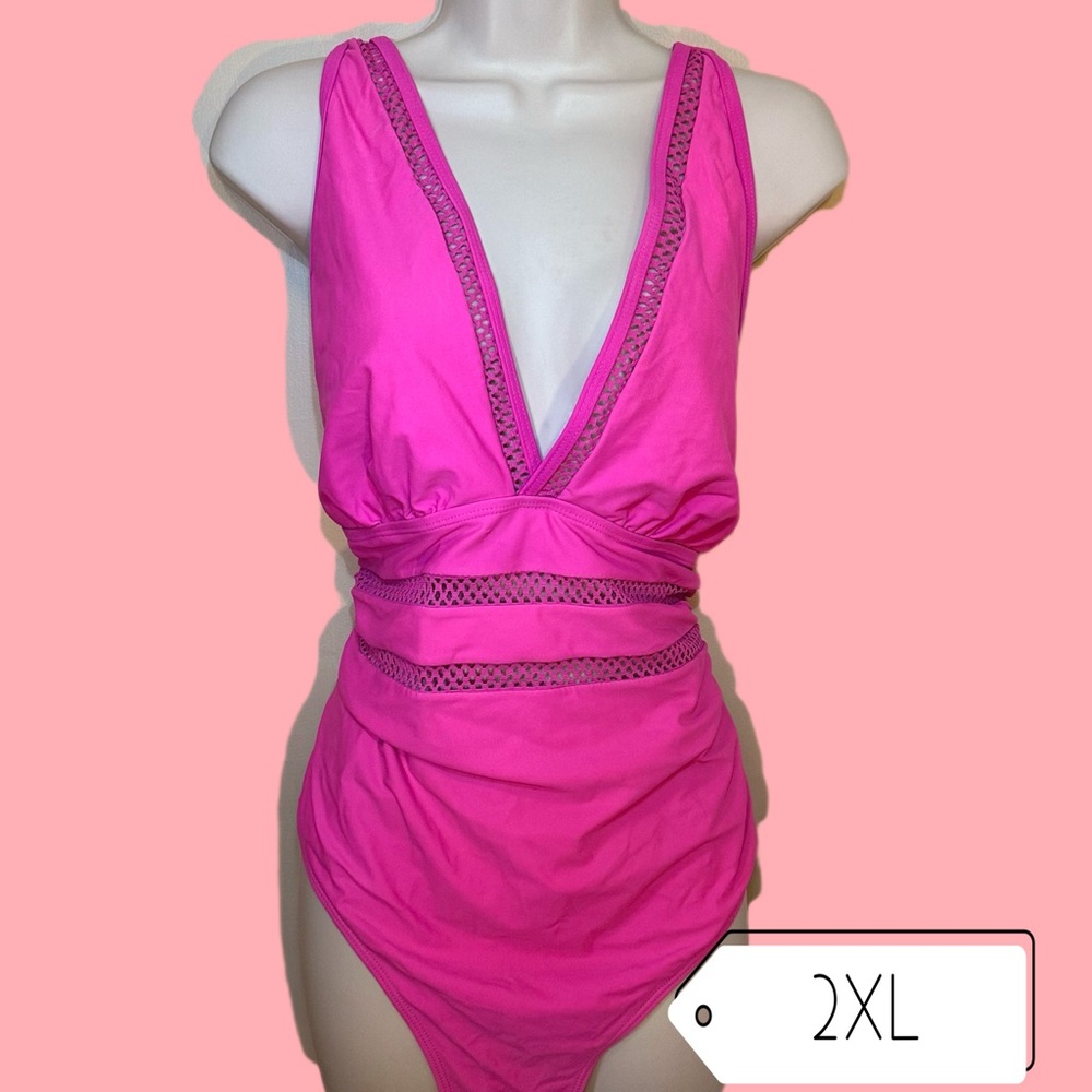 Hot pink 3XL one piece